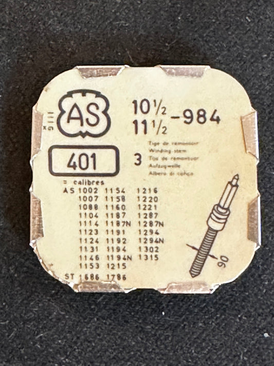 Ebauches SA - Set of 3 stems for ST 1686, 1786, AS 984 plus variants - new in packaging