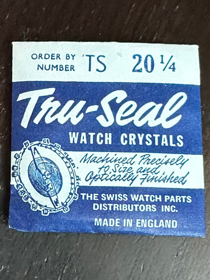Tru-Seal Round Wrist Watch Crystal sizes 18 thru 33