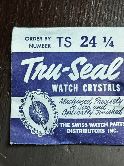 Tru-Seal Round Wrist Watch Crystal sizes 18 thru 33