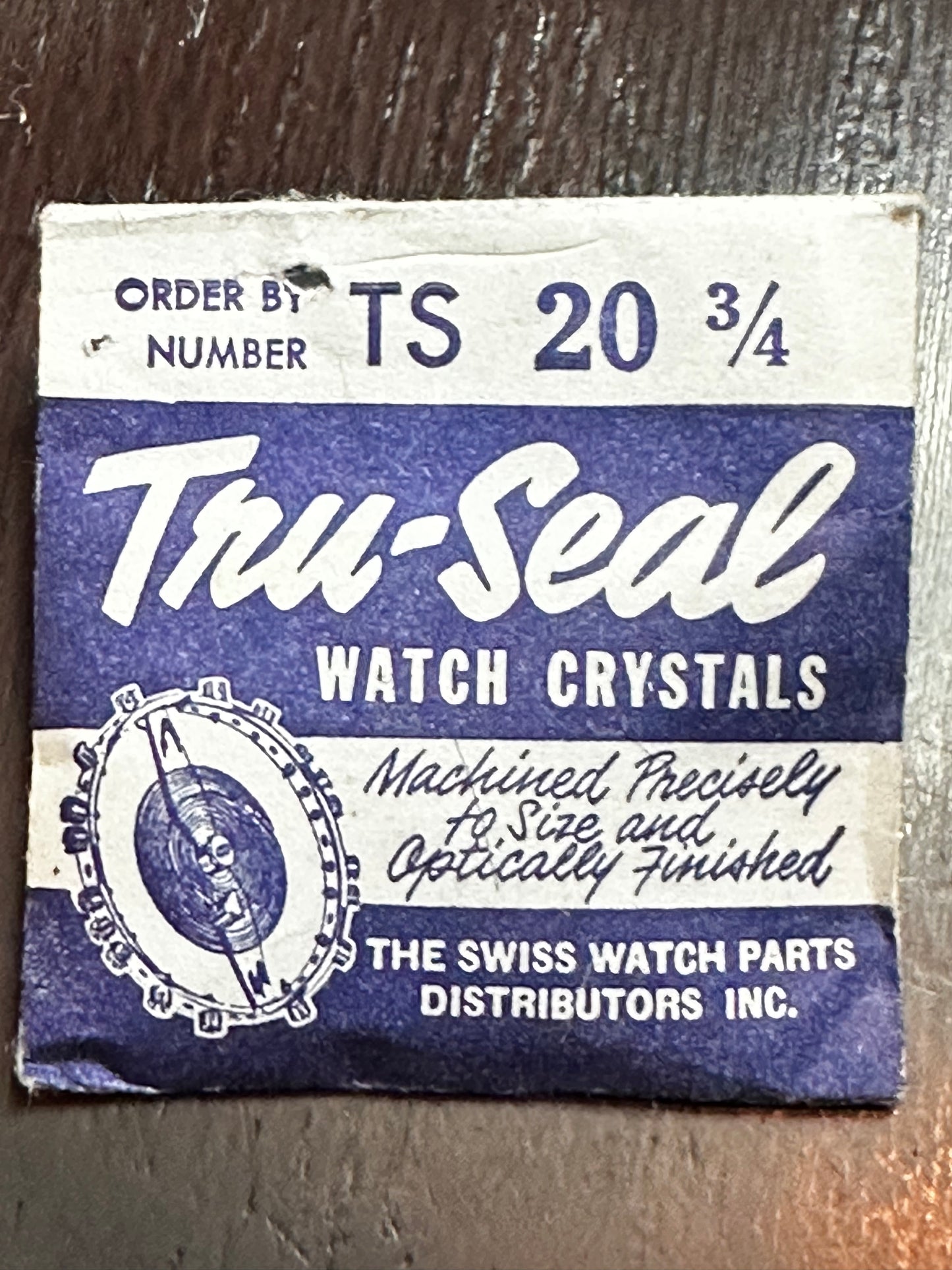 Tru-Seal Round Wrist Watch Crystal sizes 18 thru 33