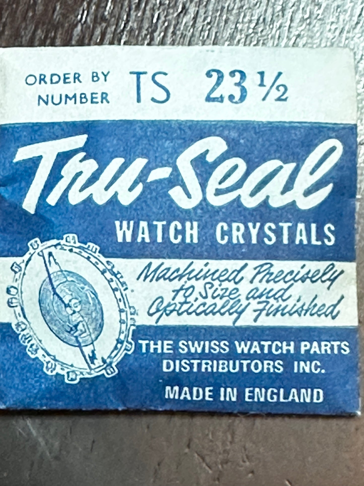 Tru-Seal Round Wrist Watch Crystal sizes 18 thru 33