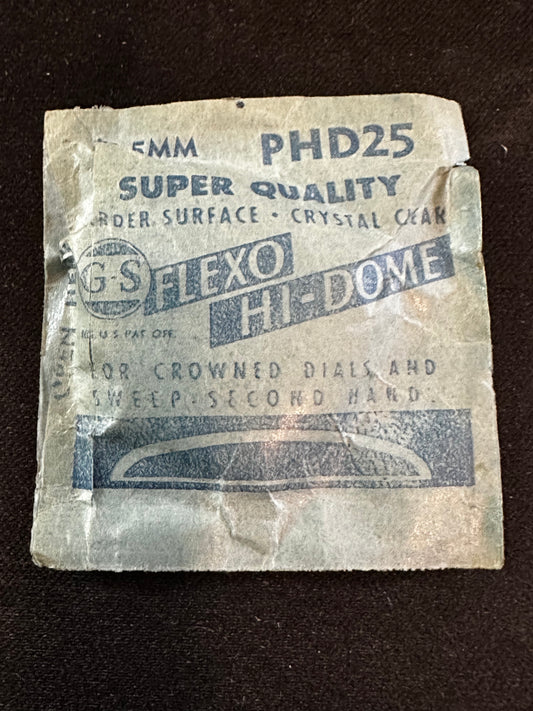 GS Flexo Round HI-DOME Crystal PHD 25 - 28.5 mm - New
