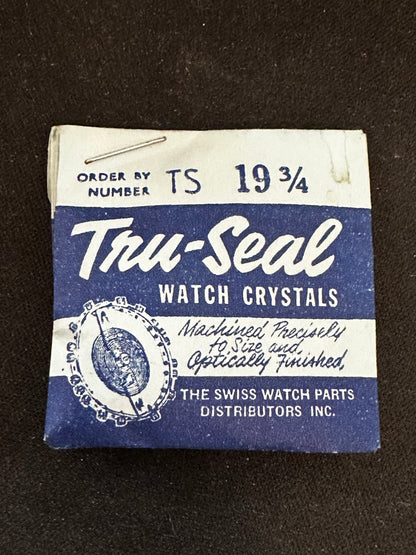 Tru-Seal Round Wrist Watch Crystal sizes 18 thru 33