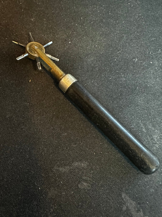 Watchmakers Bracelet & Pocket Watch 6-position Bench Key