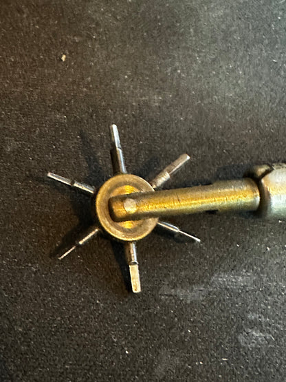Watchmakers Bracelet & Pocket Watch 6-position Bench Key