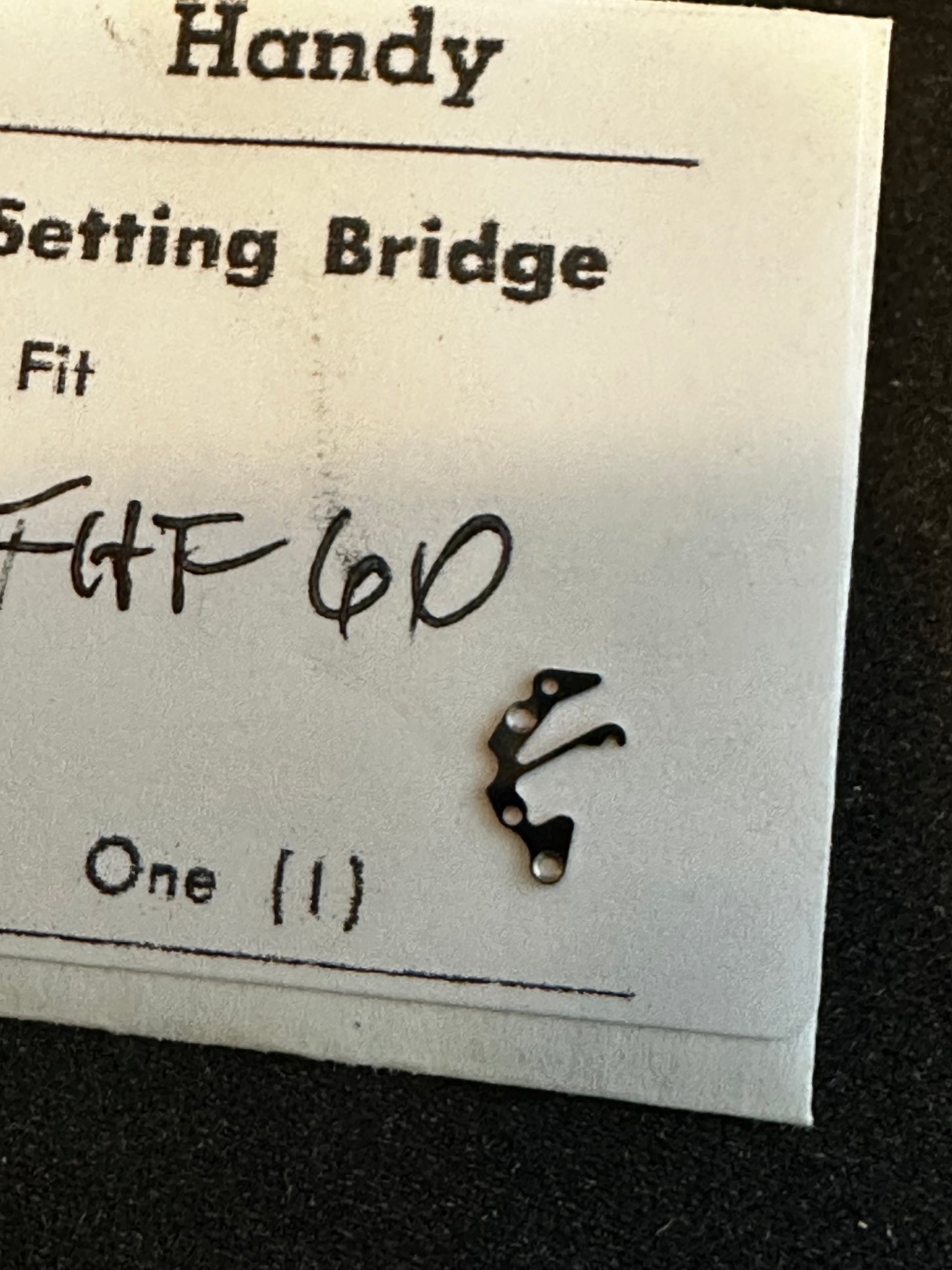 Handy Set Lever Bridge for Font caliber 60 - new