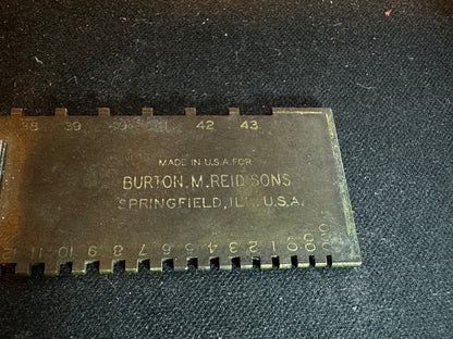 Watchmakers Dennison & Millimeter Mainspring Gauge