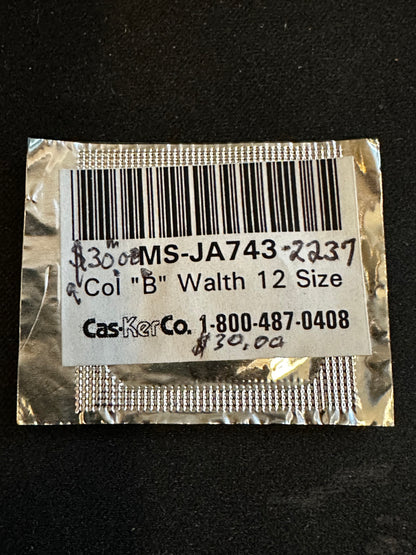 Cas-Ker Mainspring JA743 for 12s Waltham Colonial B Factory No. 2237 / 2267 - Alloy
