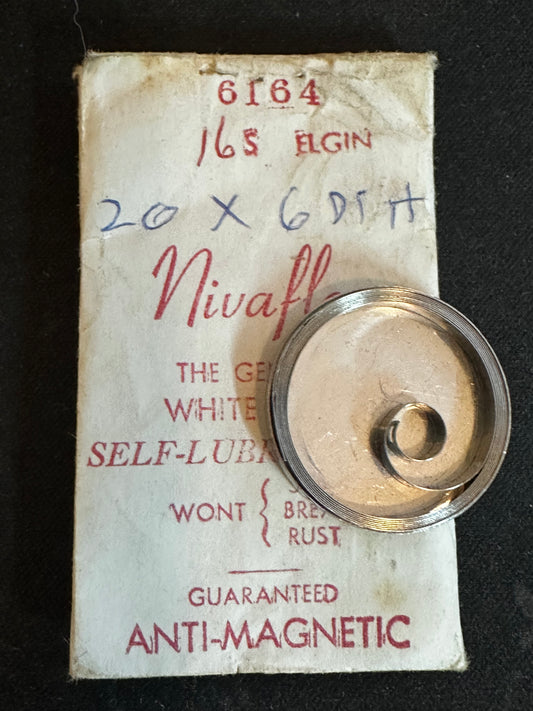 Nivaflex Mainspring for 16s Elgin No. 6164 - Alloy