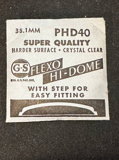 GS Flexo Round HI-DOME Crystal PHD 40 - 38.1 mm - New