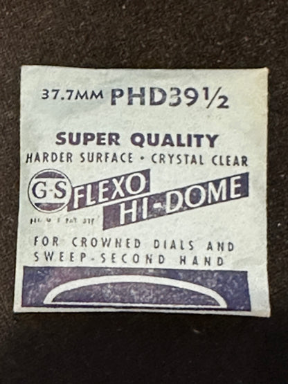 GS Flexo Round HI-DOME Crystal PHD 39½ - 37.7 mm - New