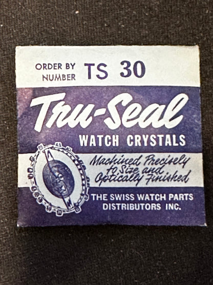 Tru-Seal Round Wrist Watch Crystal sizes 18 thru 33
