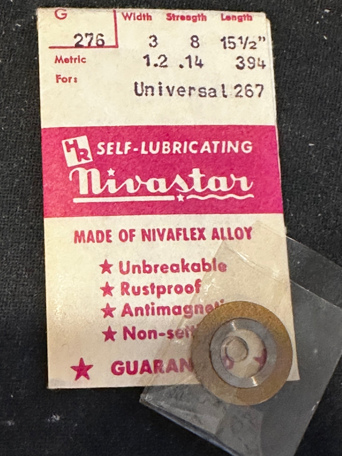 HR Nivastar Mainspring G276 for Universal caliber 267 - Alloy