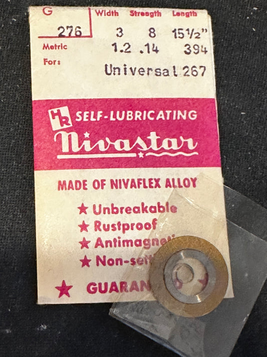 HR Nivastar Mainspring G276 for Universal caliber 267 - Alloy