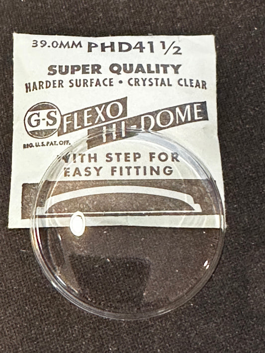 GS Flexo Round HI-DOME Crystal PHD 41½ - 39.0 mm - New