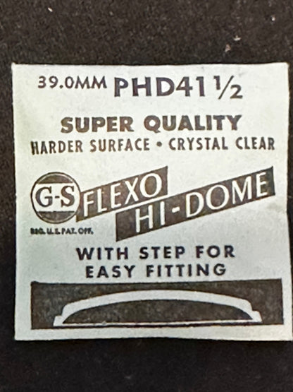 GS Flexo Round HI-DOME Crystal PHD 41½ - 39.0 mm - New