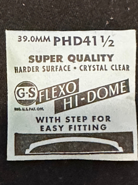 GS Flexo Round HI-DOME Crystal PHD 41½ - 39.0 mm - New