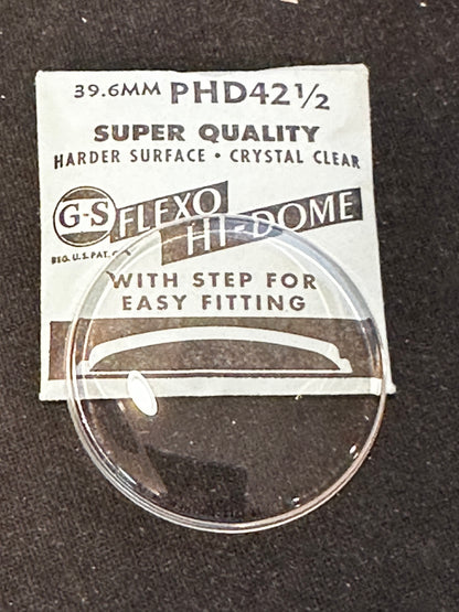 GS Flexo Round HI-DOME Crystal PHD 42½ - 39.6 mm - New