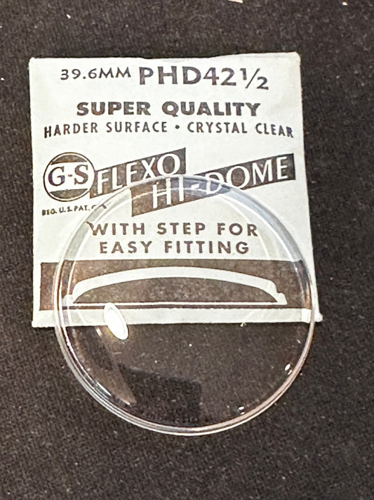 GS Flexo Round HI-DOME Crystal PHD 42½ - 39.6 mm - New