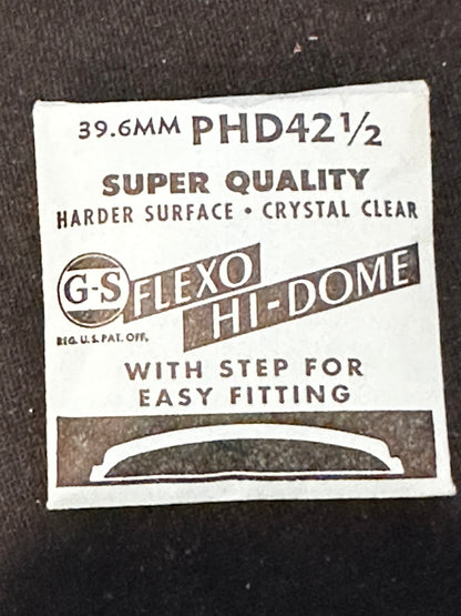 GS Flexo Round HI-DOME Crystal PHD 42½ - 39.6 mm - New