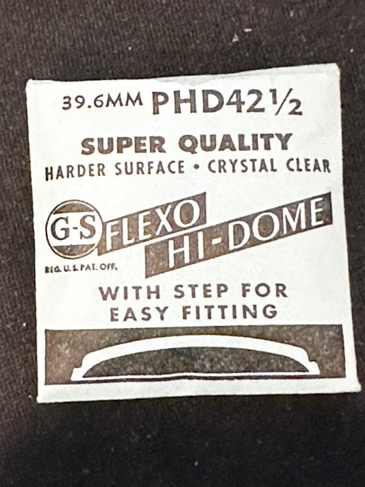 GS Flexo Round HI-DOME Crystal PHD 42½ - 39.6 mm - New
