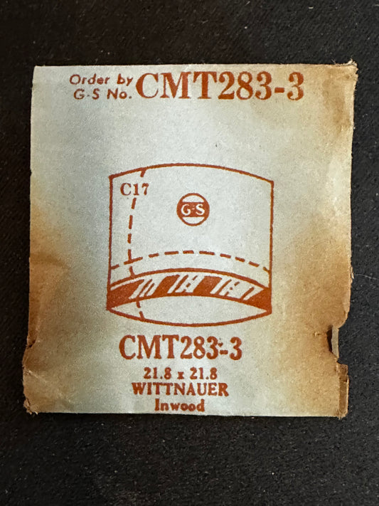 GS Fancy Crystal CMT283-3 for WITTNAUER Inwood - 21.8 x 21.8 mm - New