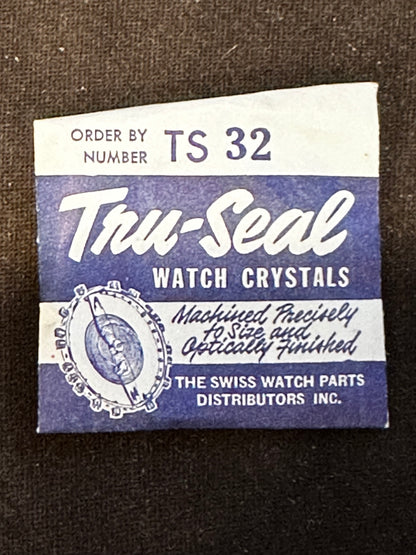 Tru-Seal Round Wrist Watch Crystal sizes 18 thru 33