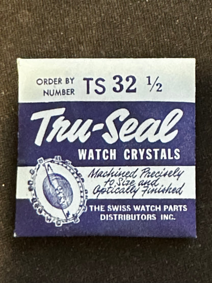 Tru-Seal Round Wrist Watch Crystal sizes 18 thru 33