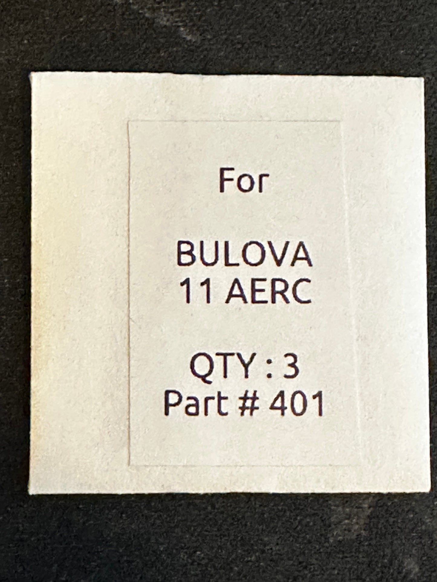 Lot of 3 Stems for Bulova caliber 11AERC Movements
