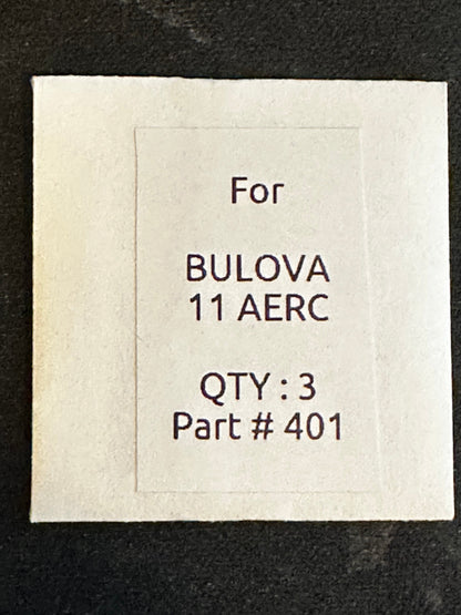 Lot of 3 Stems for Bulova caliber 11AERC Movements
