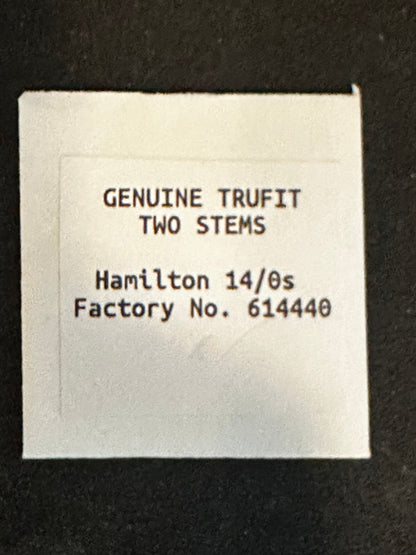 Lot of 2 TRUFIT Stem / Winding Arbors for 14/0s Hamilton No. 614440