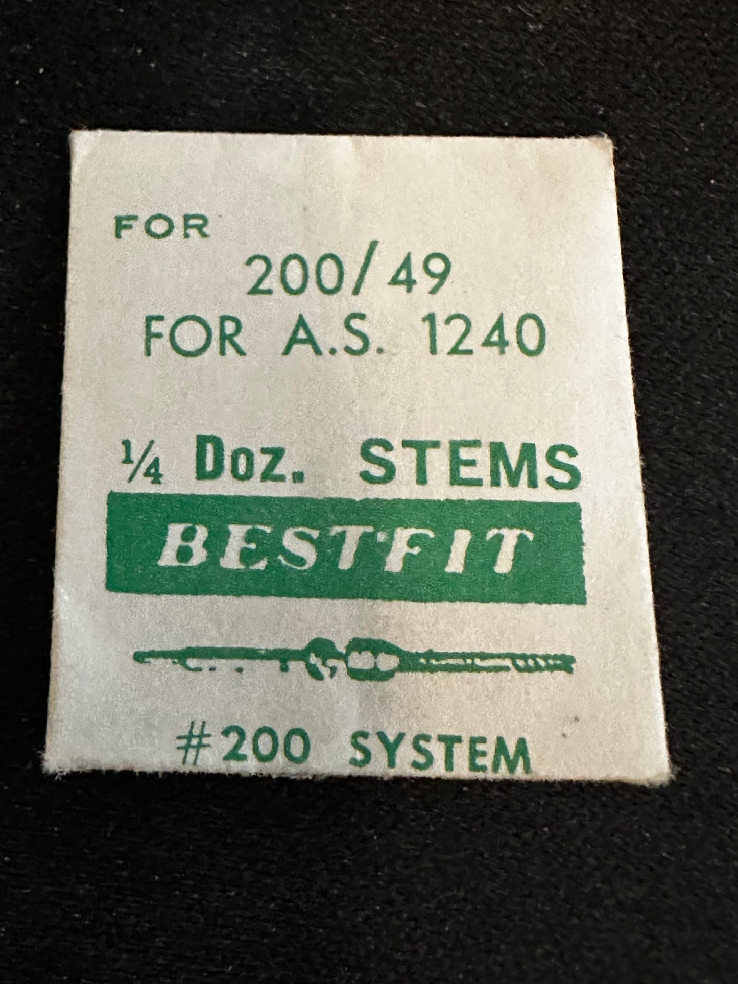 BESTFIT stem for AS caliber 1240 - new in envelope