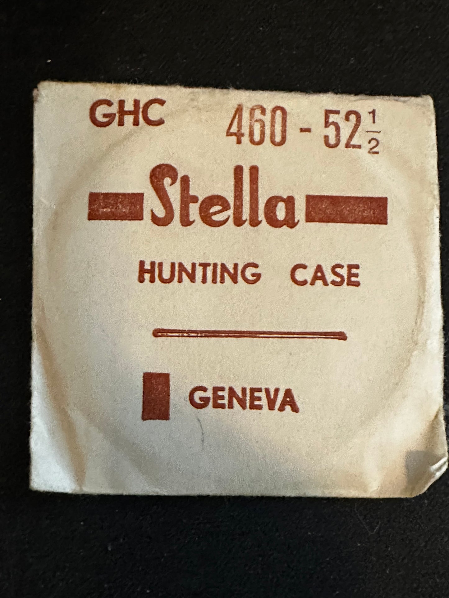 Stella GHC Hunting Case Crystal 46.0mm (size 52½) - New