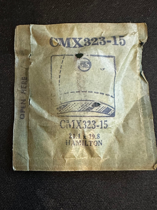 GS Fancy Crystal CMX323-15 for HAMILTON - 21.1 x 19.8 mm - New