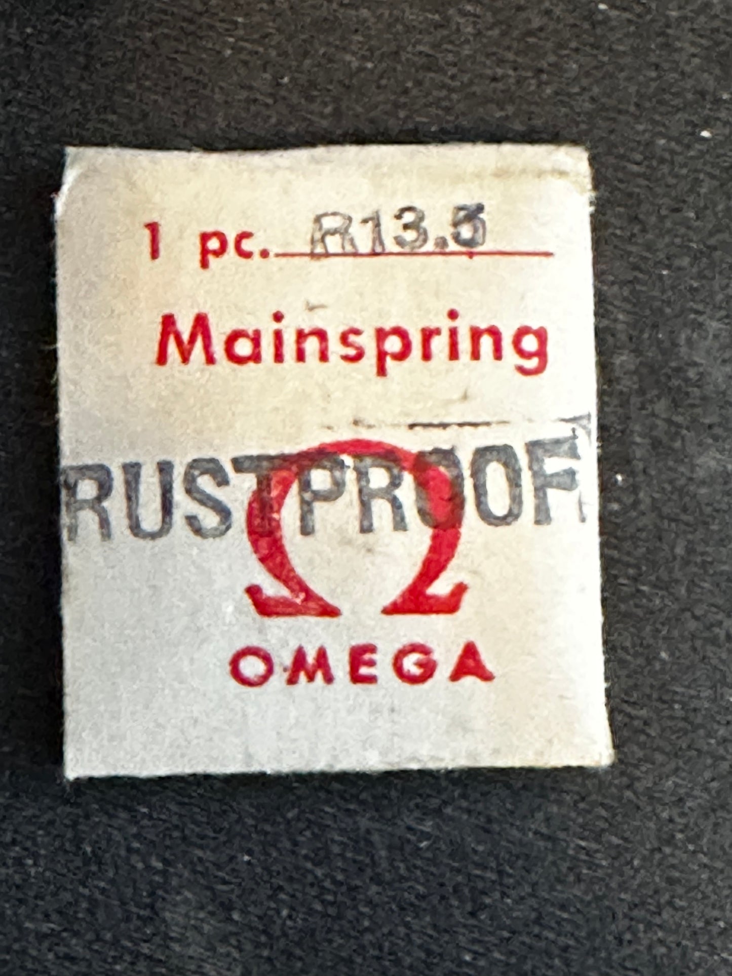 Omega Factory Mainspring for caliber R13.5 (240, 241, 242, 243, 244, 250, 251, 252) - Alloy