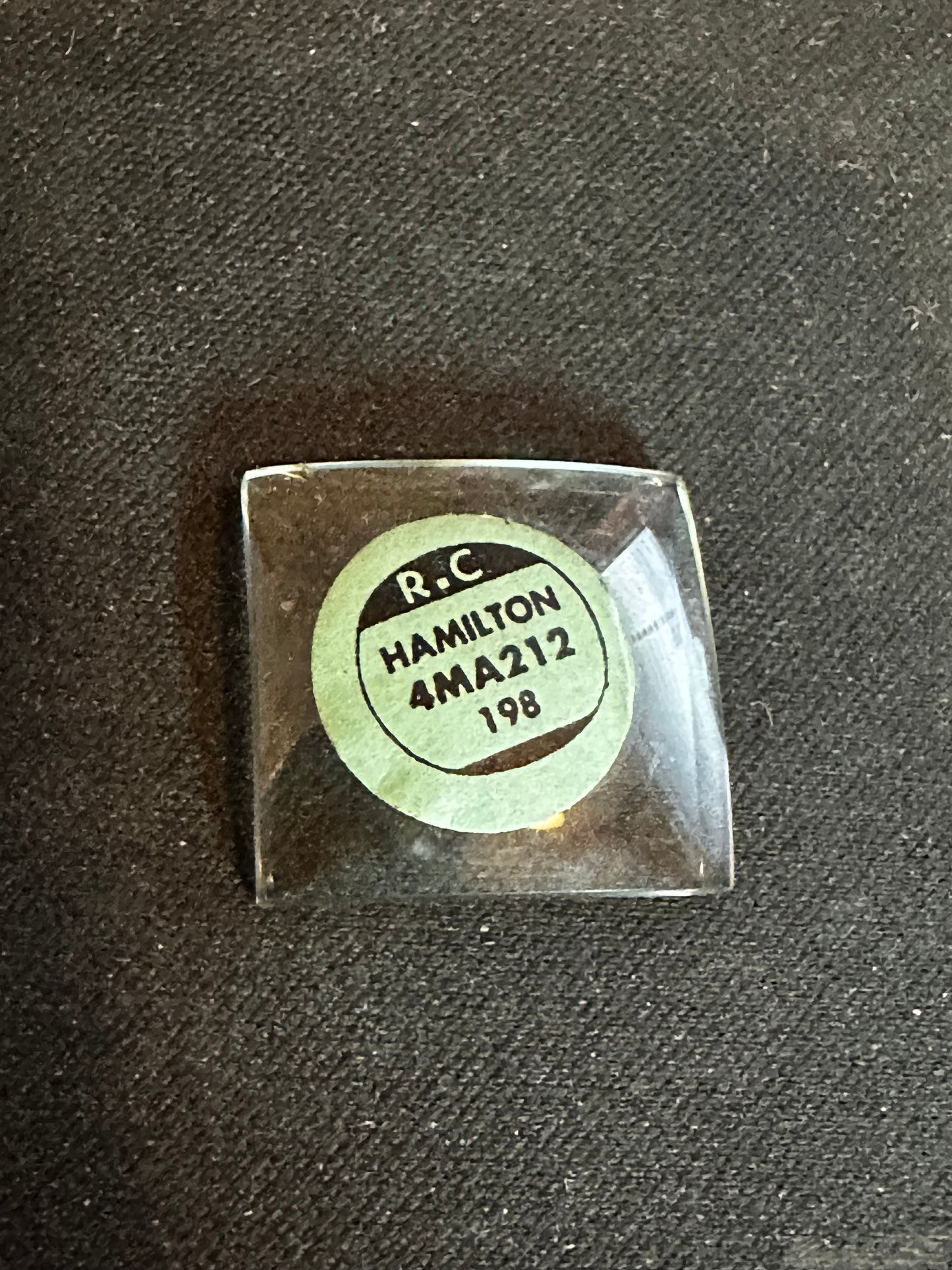 C & E Marshall ROCK-CRAFT 4MA212 Glass Wrist Watch Crystal for HAMILTON Vernon - New