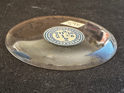Vintage Glass Hunting Case Watch Crystal 20-9/16 (~46.5mm) - NOS