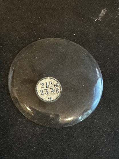 Vintage Glass Hunting Case Watch Crystal 21-11/16 (~48.9mm) - NOS