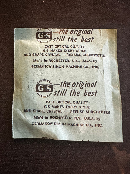 GS Fancy Crystal CO590 for VANTAGE case# 29505, 31376 - 32.2 x 27.2 mm - New