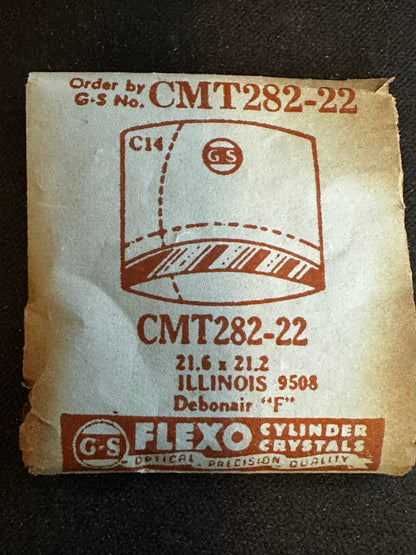 GS Fancy Crystal CMT282-22 for ILLINOIS Debonair 9508 - 21.6 x 21.2 mm - New