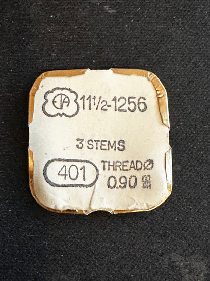 Ebauches SA - Set of 3 stems for ETA caliber 1256, 1257, 1258 - new in packaging