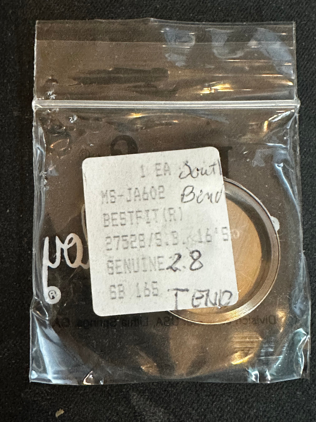 BESTFIT Mainspring JA602 for South Bend 16s No. 27528 - Alloy