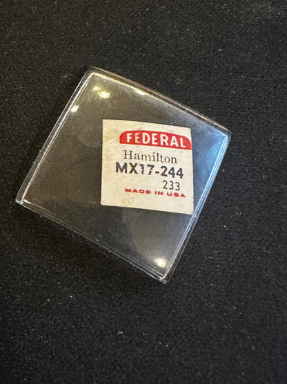 Federal Glass Wrist Watch Crystal MX17-244 for HAMILTON Radburn, Clifford, Donavan - New