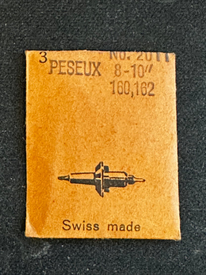 Ronda Balance Staffs (3) for Peseux 8 & 10 ligne caliber 160, 162 - new