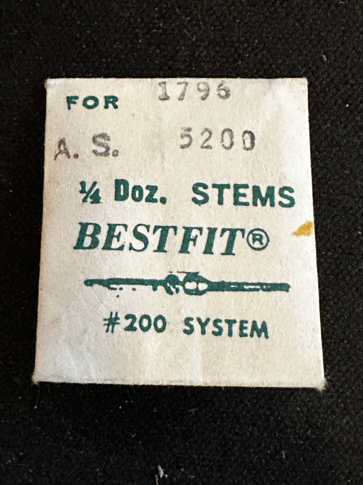BESTFIT stems (2) for AS caliber 5200 - new in envelope