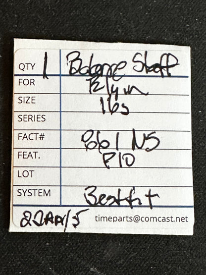 Bestfit Material Balance Staff for Elgin 16s NS, P10, No. 861 - New