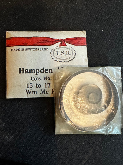 USR Mainspring for Hampden 16s No. 3696 - Steel