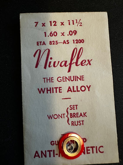 Nivaflex Mainspring for AS 1200, ETA 825 - Alloy