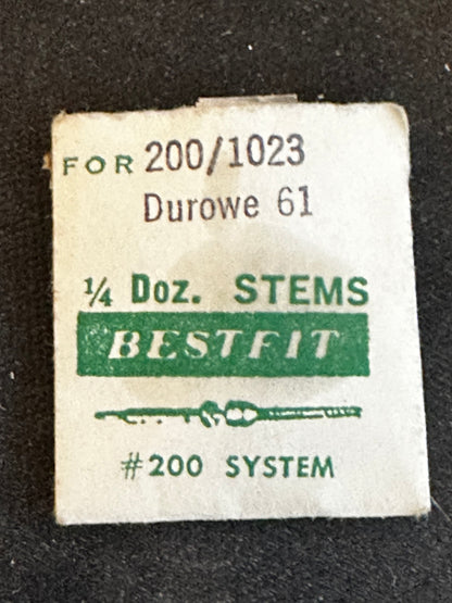 BESTFIT stems (2) for Durowe caliber 61 - new in envelope