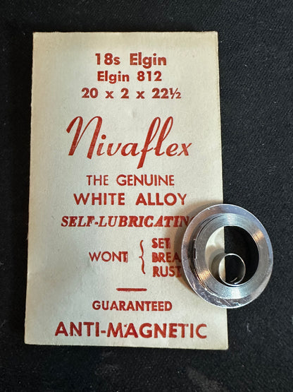 Nivaflex Mainspring for 18s Elgin Factory No. 812 - Alloy